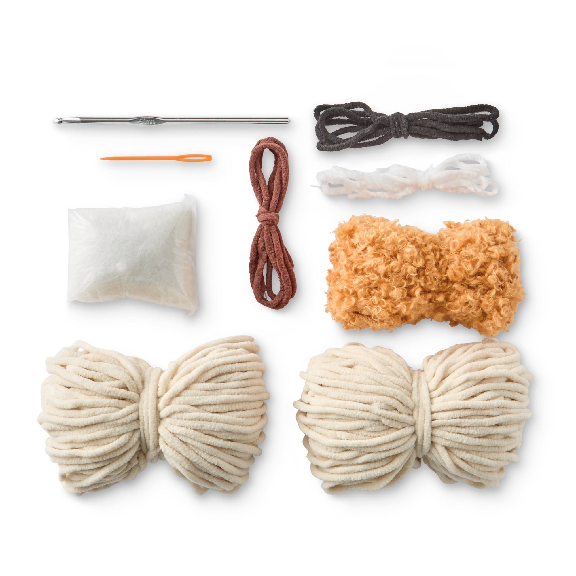 Lion Intermediate Cuddle Craft Crochet Kit by Loops & Threads®